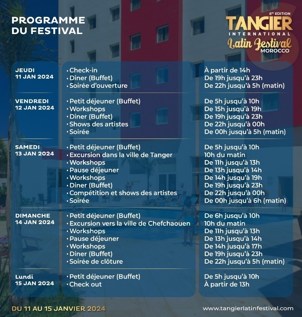 Tangier International Latin Festival - Morocco -