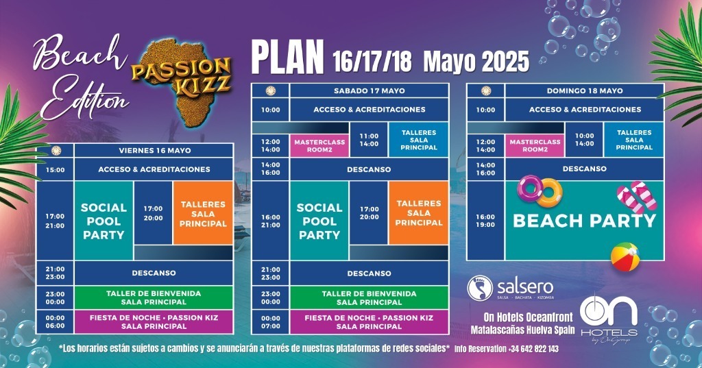 PASSION KIZZ BEACH EDICIÓN