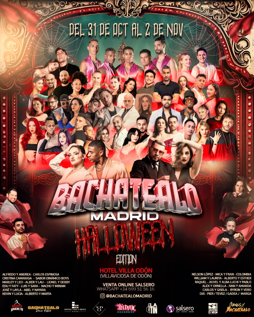 BACHATEALO MADRID HALLOWEEN EDITION