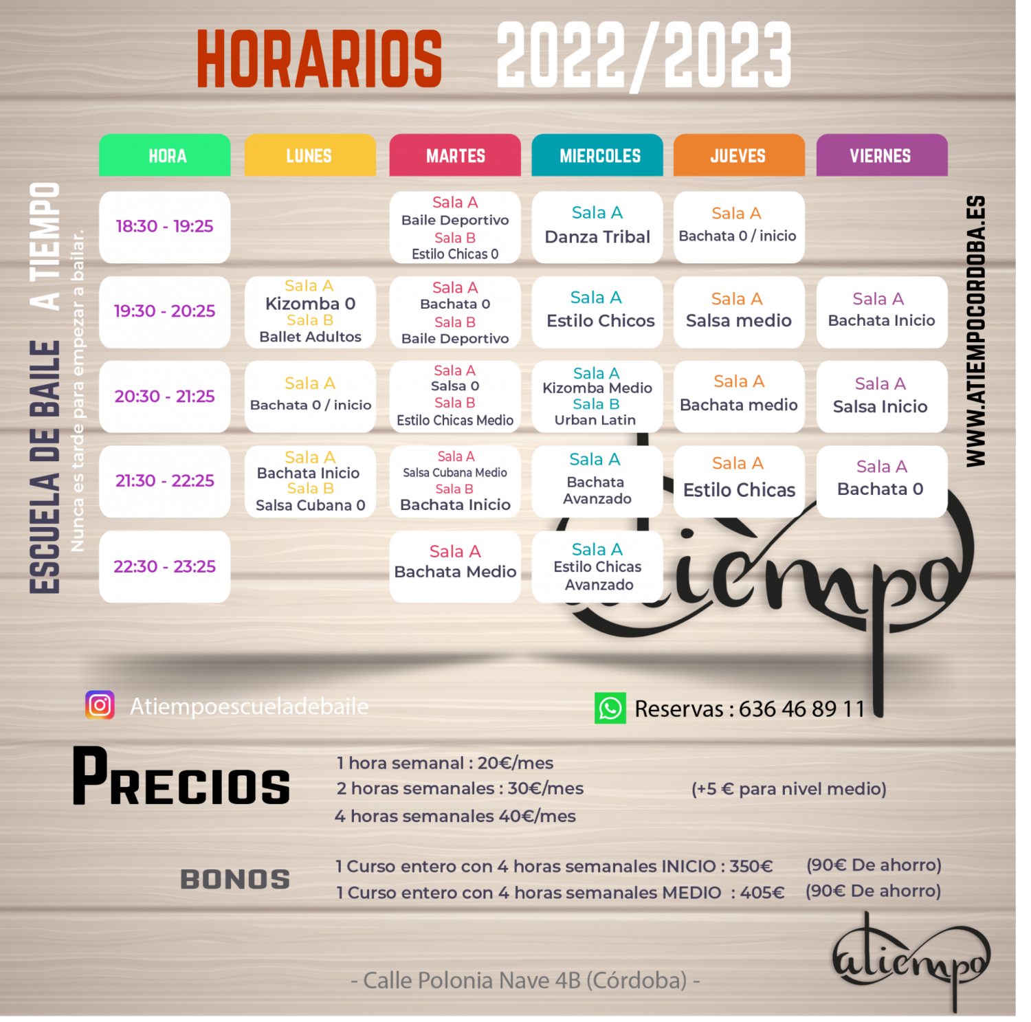 A tiempo
